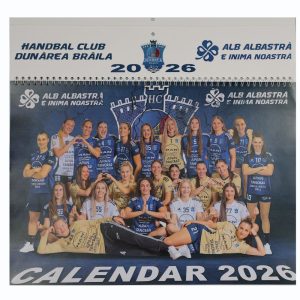 Calendar perete HC Dunărea Brăila 2026 - Format A3