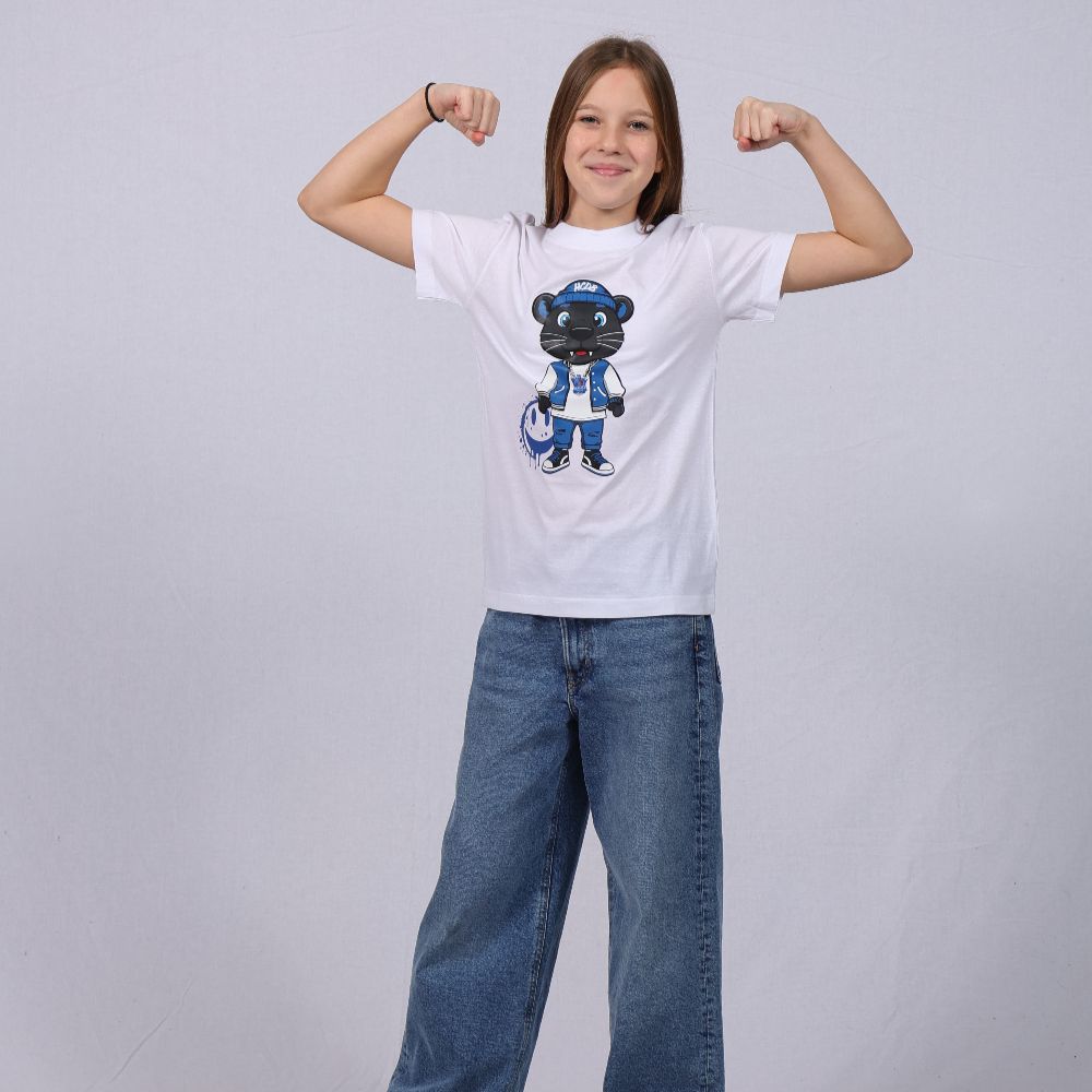 2.10 tricou bumbac copii pantera smile 2