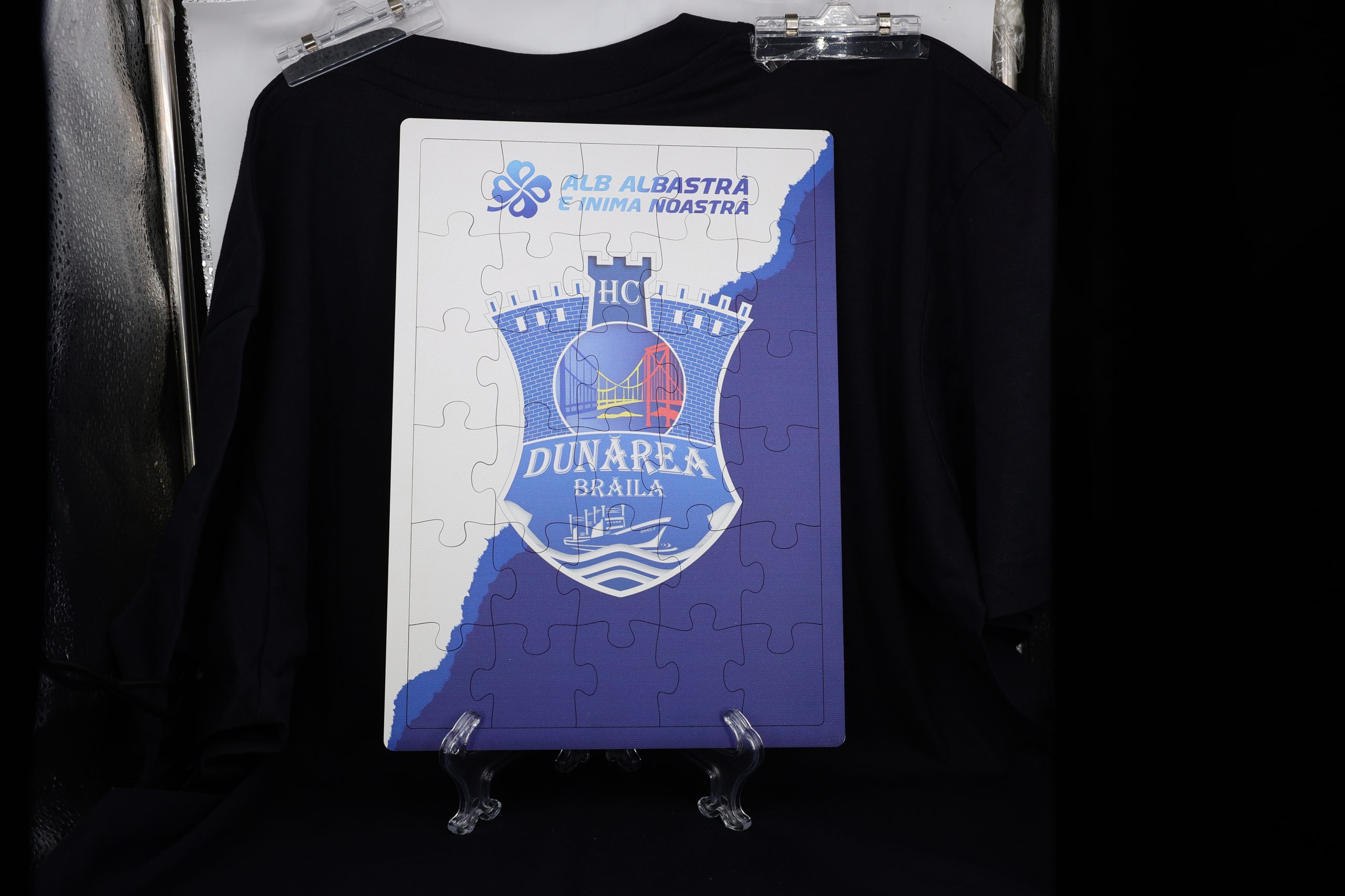 Puzzle lemn personalizat HC Dunărea Brăila – 30 piese